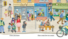 Book Illustration "I Love You More" Scholastic Canada © Barbara Reid 