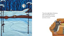 Book illustration, "The Night Before Christmas", client: Scholastic Canada.  © Barbara Reid